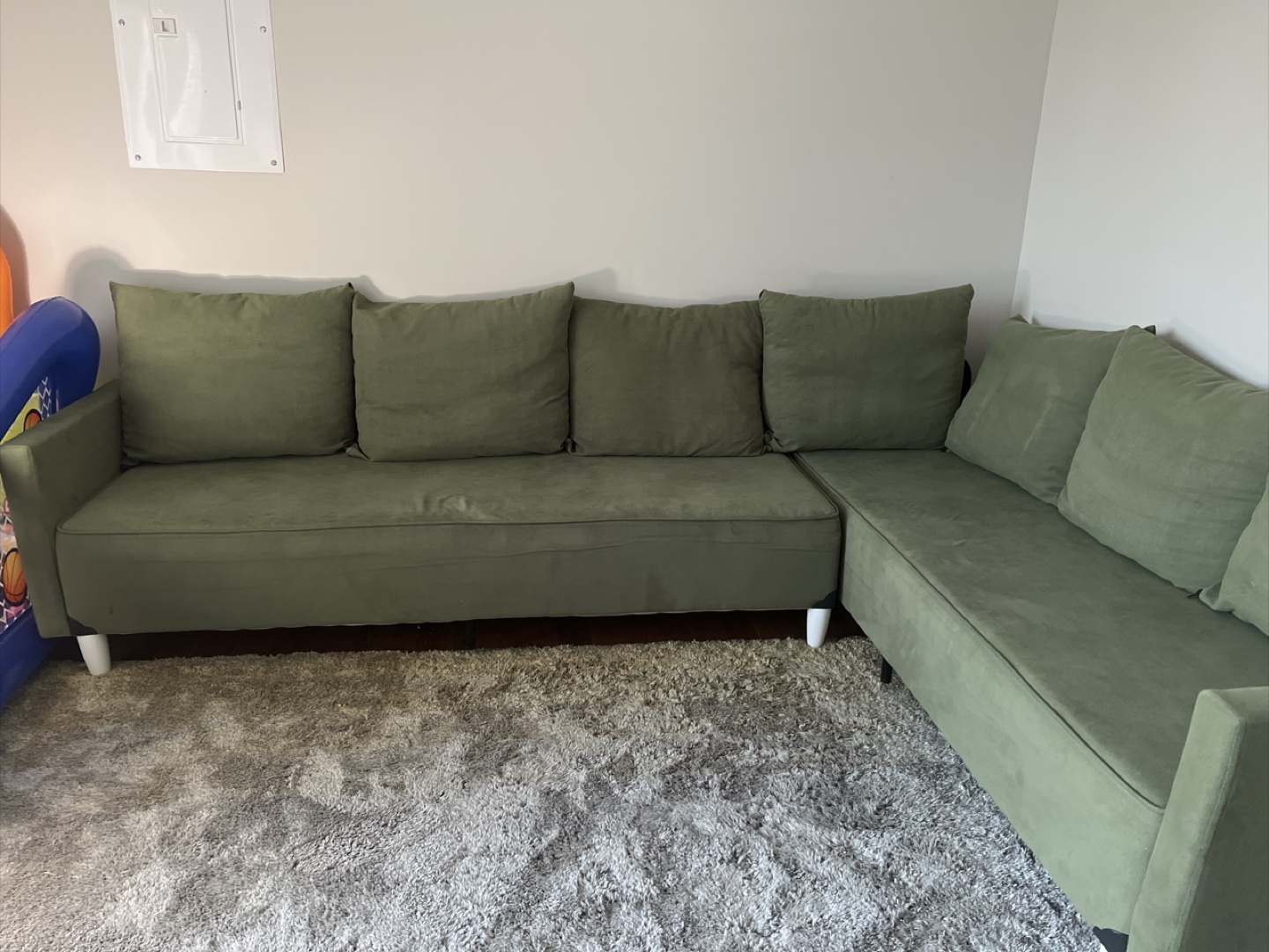 Green Sectional Sofa - photo 2