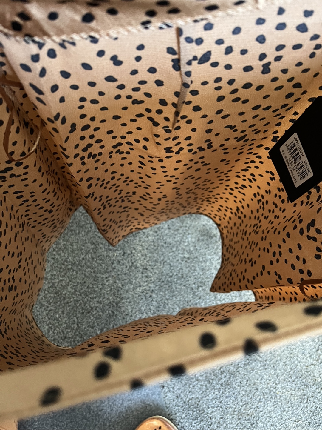 Black and Tan Polka Dot Skirt - photo 2