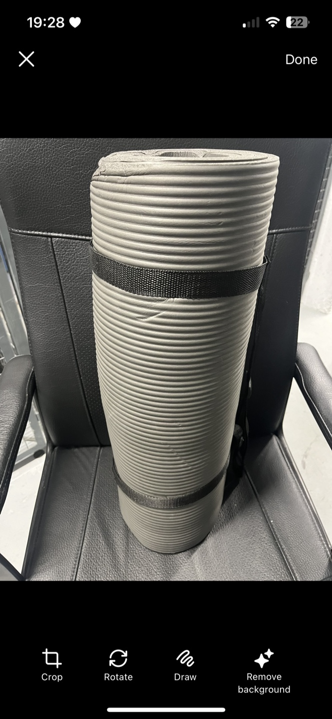 Two Exercise Mats - Grey and Black - photo 2