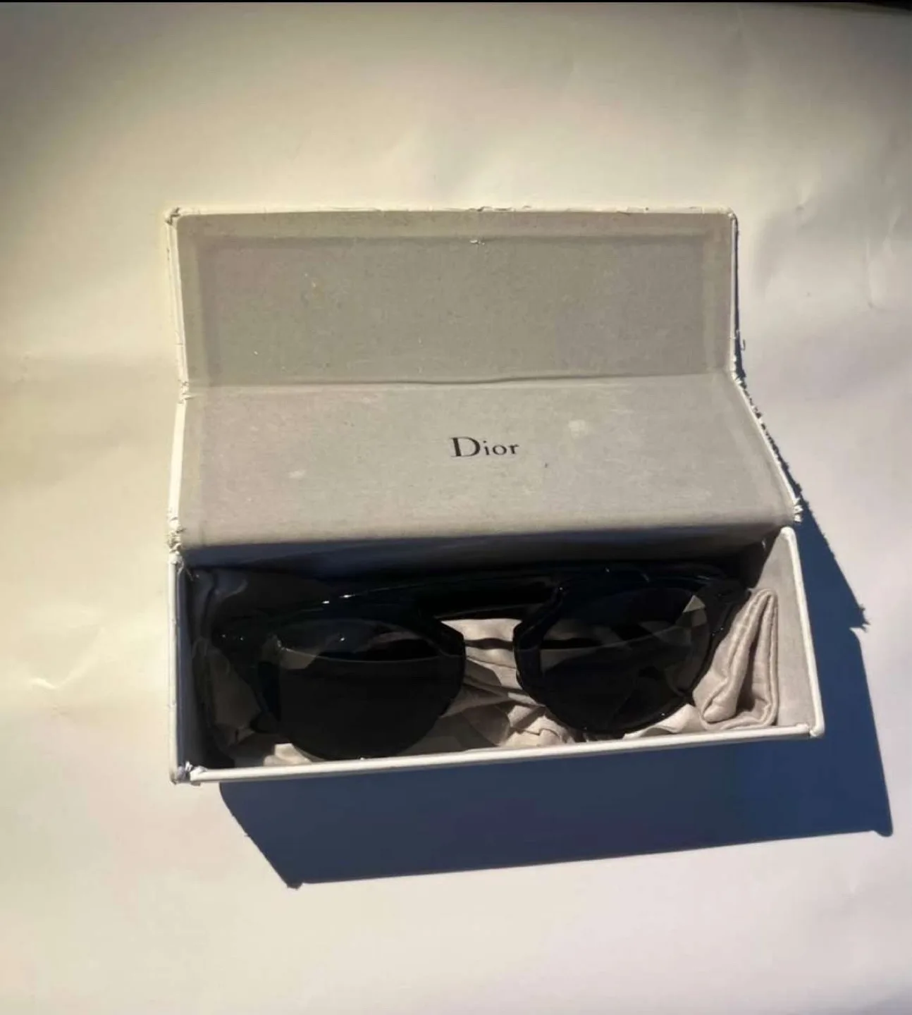 Dior Black Sunglasses with Case thumbnail