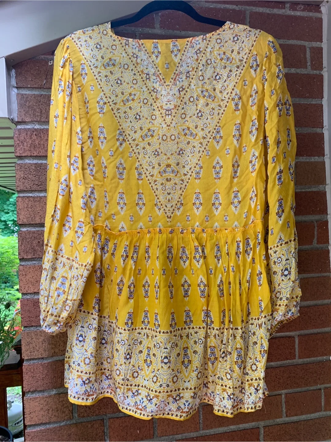 BNWT Rose & Olive Yellow Floral Blouse image indicator(7)