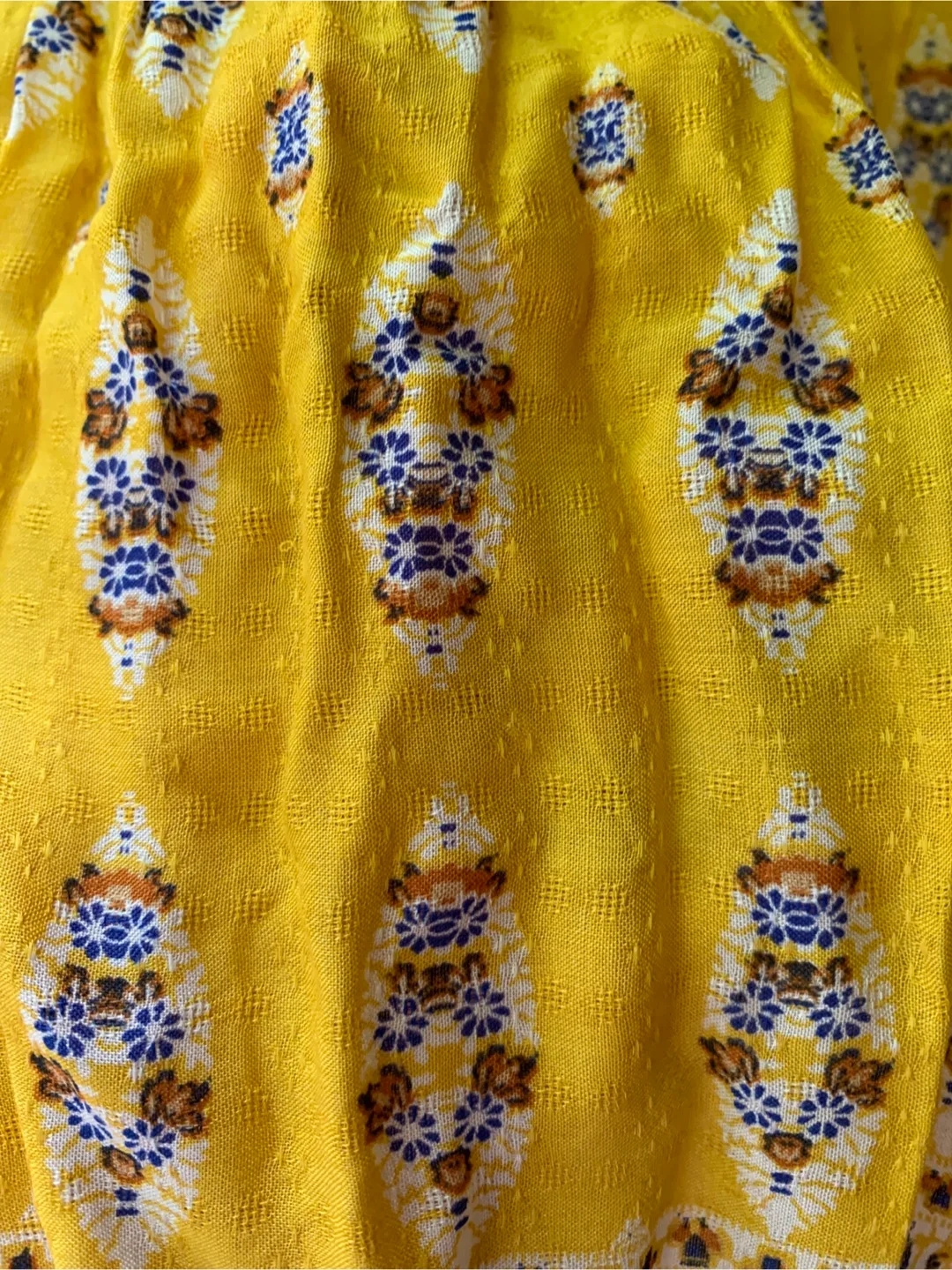 BNWT Rose & Olive Yellow Floral Blouse image indicator(10)