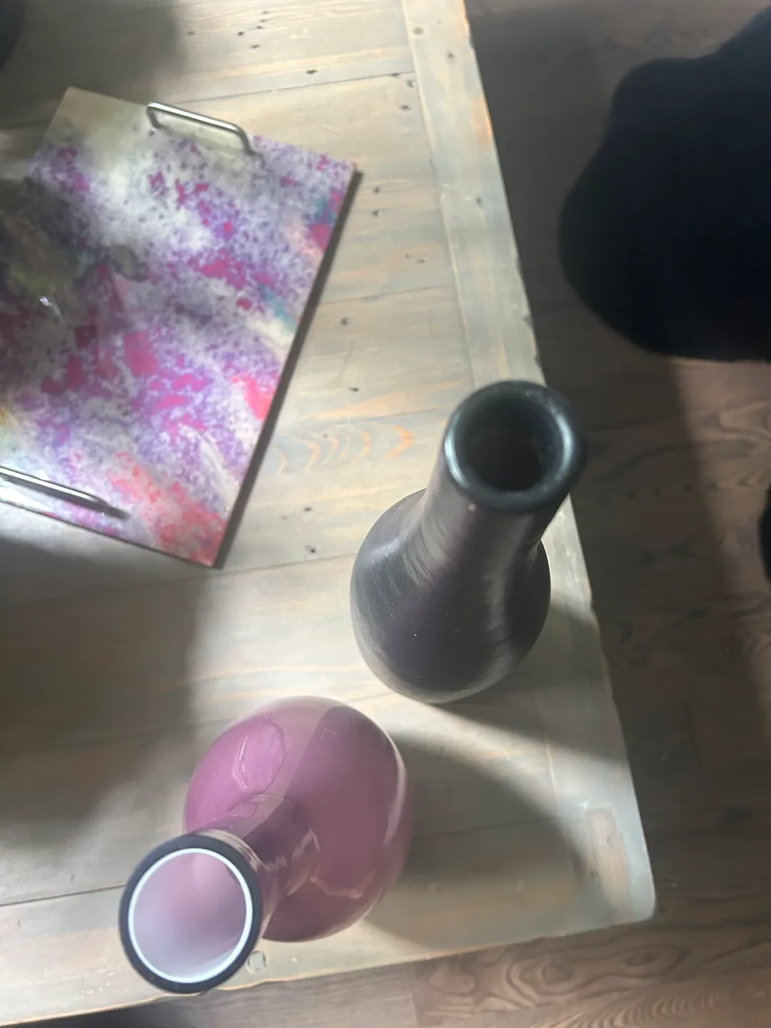 Purple & Black Decorative Vases $4 total image indicator(3)