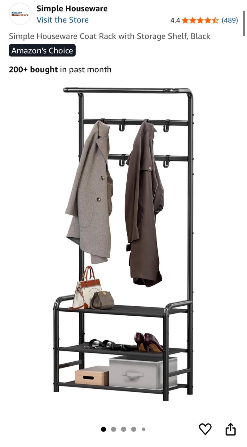 Coat/shoe rack