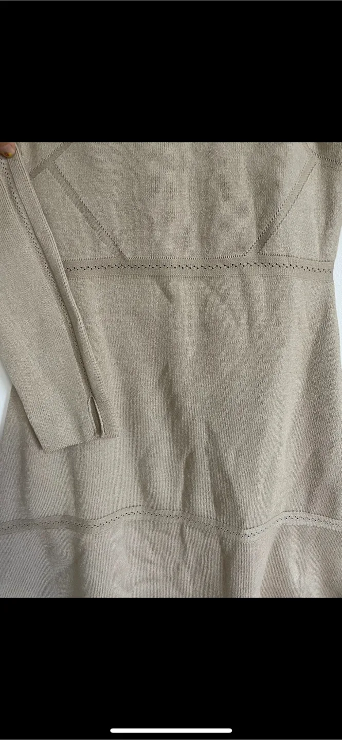 Tan Knit Mini Dress - New with Tags! XS/S image indicator(2)