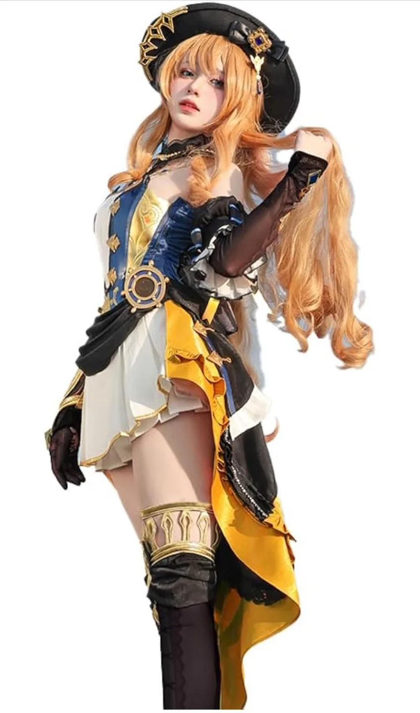 Genshin Impact Navia Cosplay Costume (XL) thumbnail