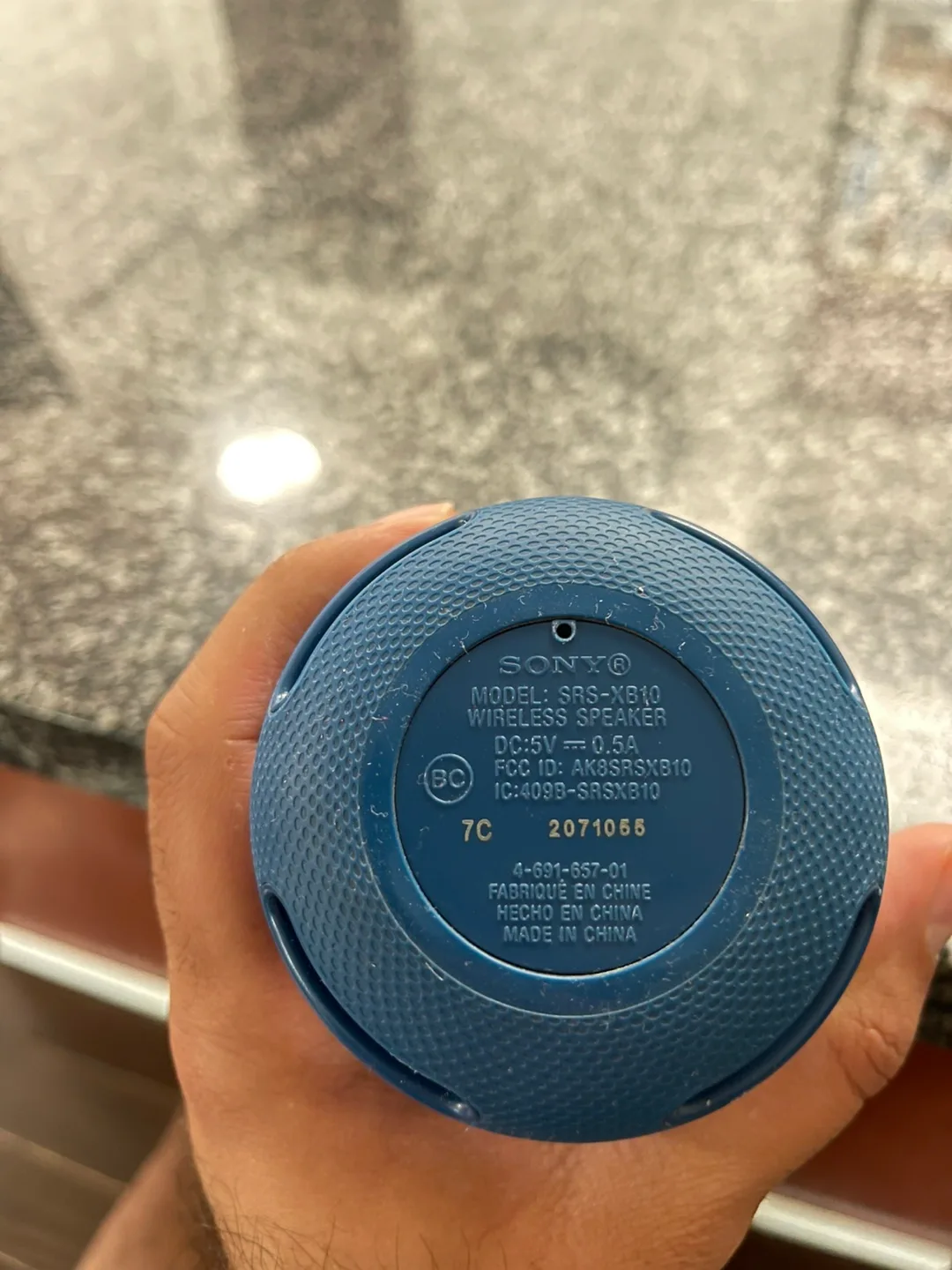 Sony SRS-XB10 Wireless Speaker - Blue image indicator(4)