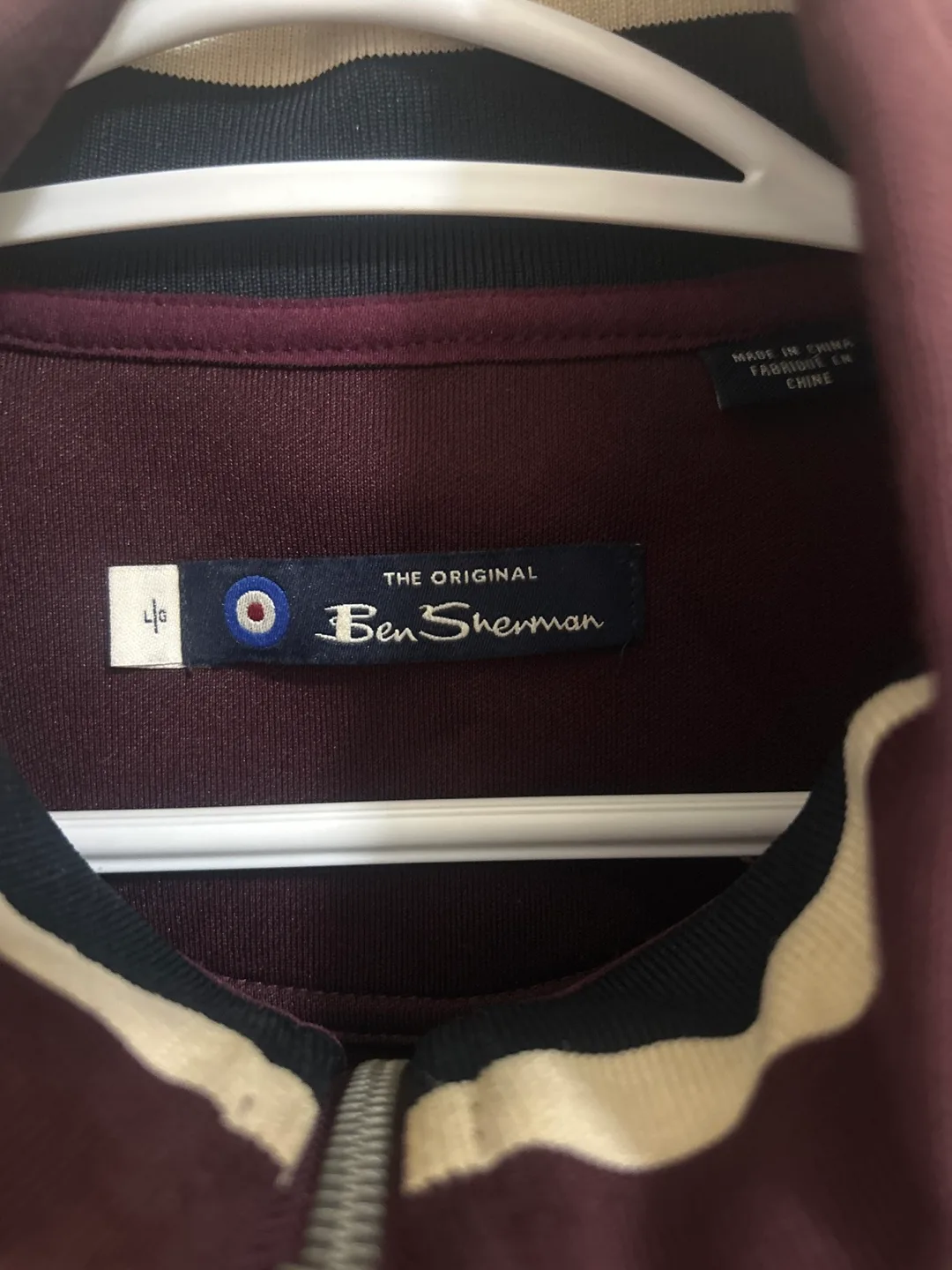 Ben Sherman Track Jacket, Size L image indicator(2)
