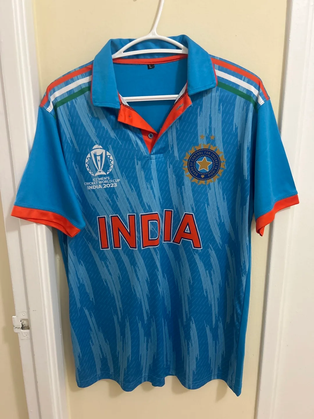 India Cricket World Cup Jersey - Size L thumbnail