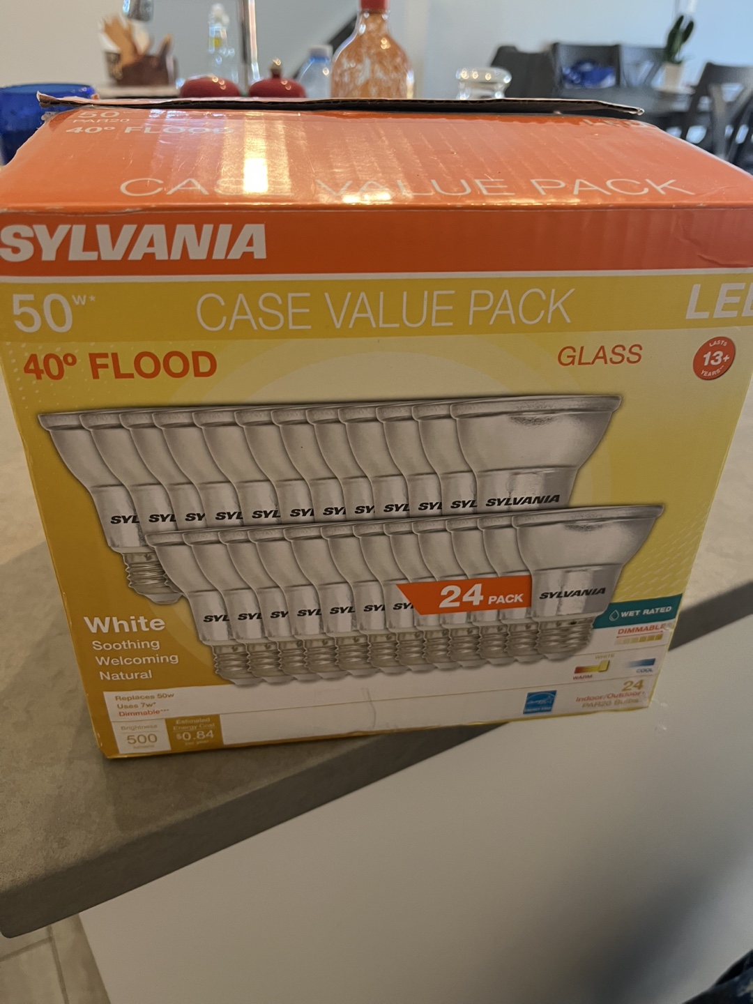 Sylvania LED PAR20 50W 40° Flood 24 Pack