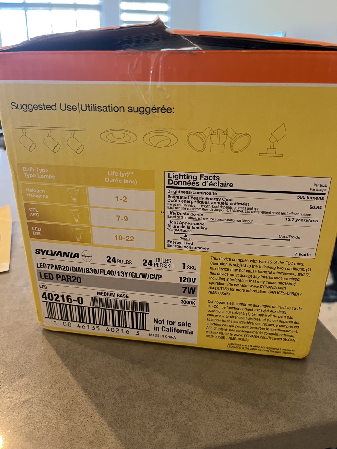 Sylvania LED PAR20 50W 40° Flood 24 Pack - photo 3