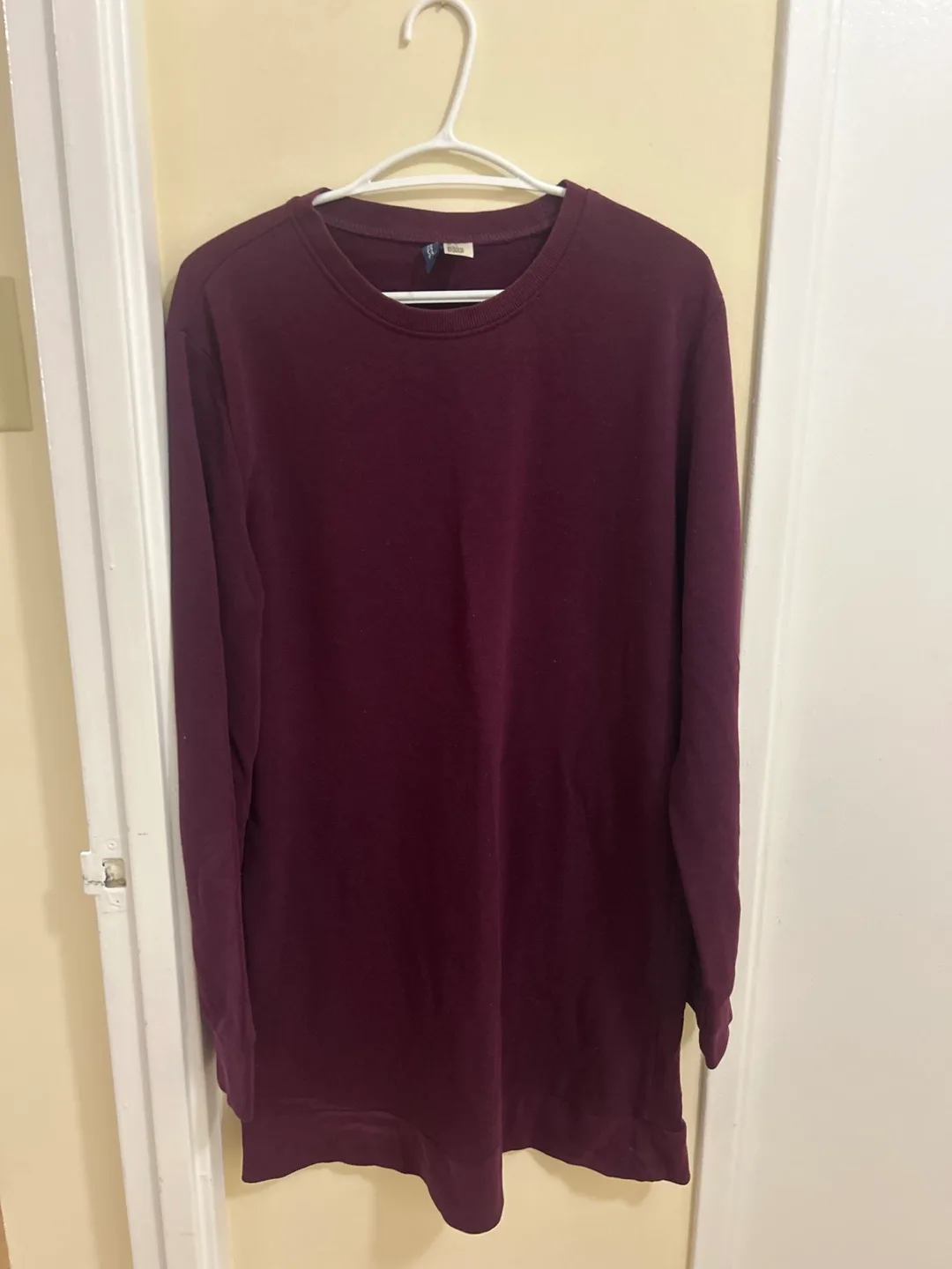 H&M Divided Burgundy Tunic - Size M thumbnail