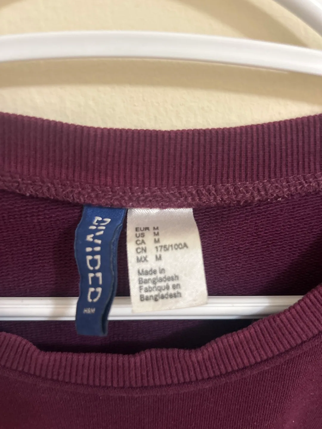 H&M Divided Burgundy Tunic - Size M image indicator(2)