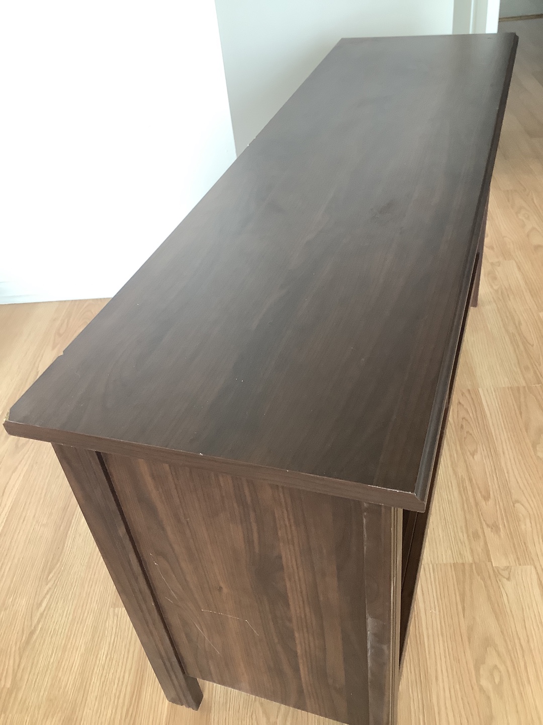 Dark Brown wooden TV Stand - photo 3