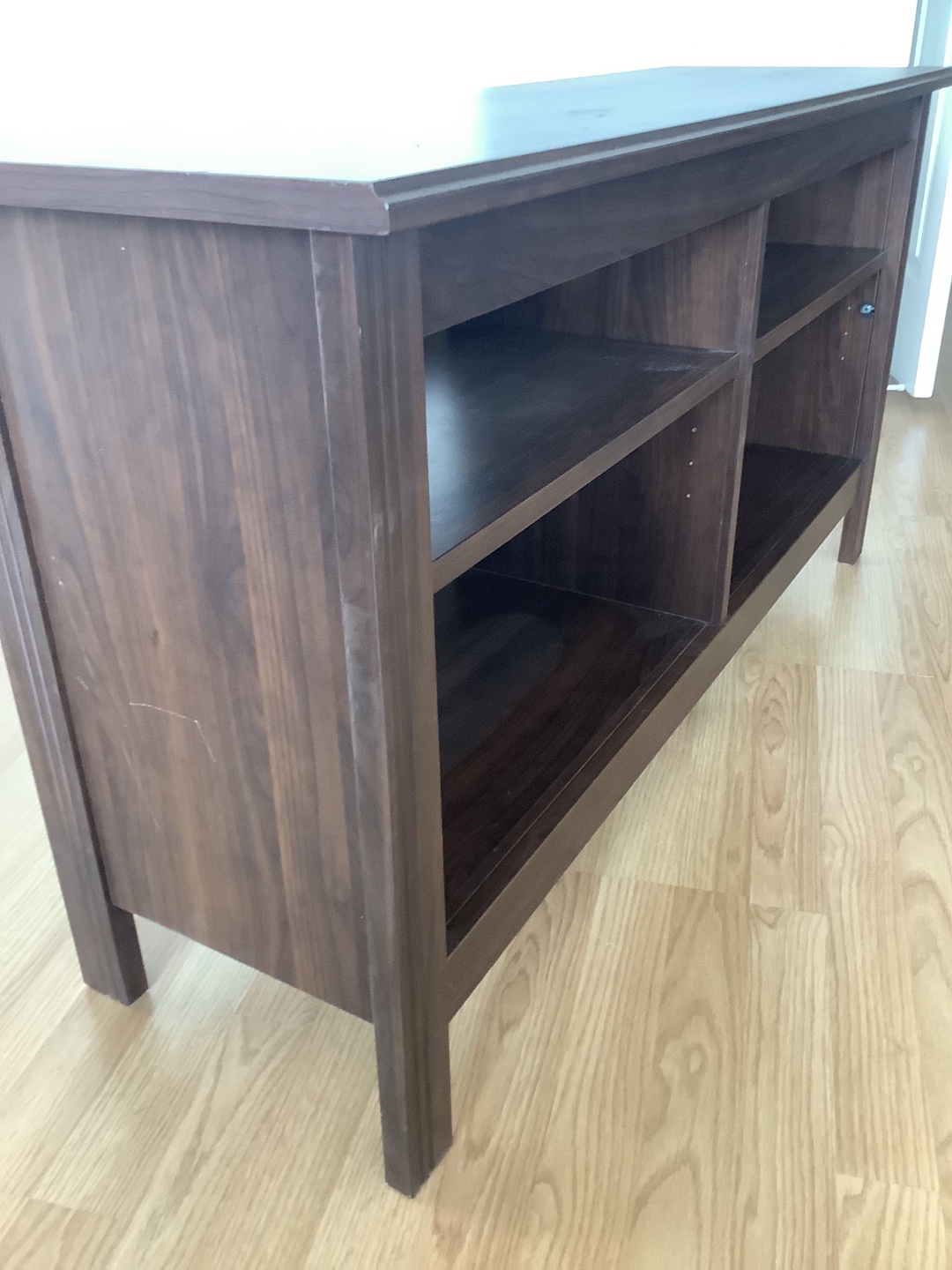 Dark Brown wooden TV Stand - photo 2