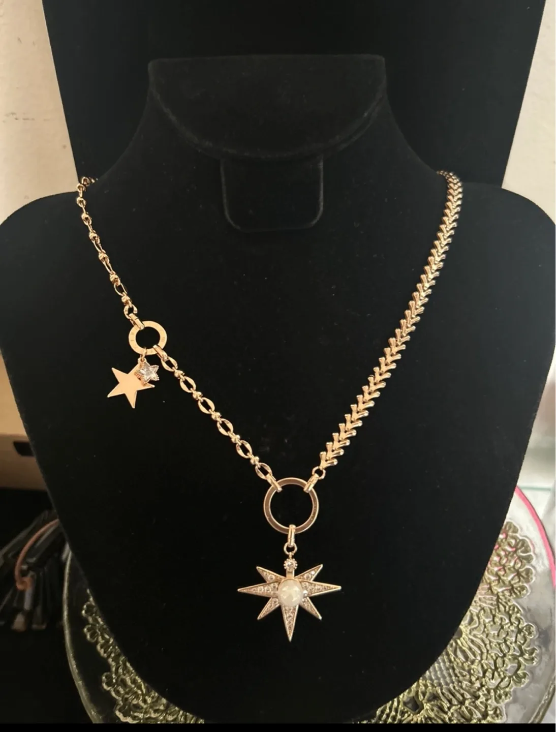 Fashion Necklaces - Gold, Multi-Colored thumbnail