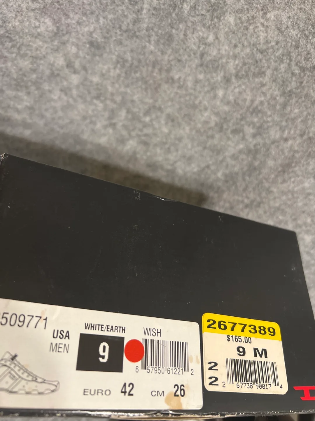 Diesel Wish White/Earth Leather Sneakers - Size 9 image indicator(3)