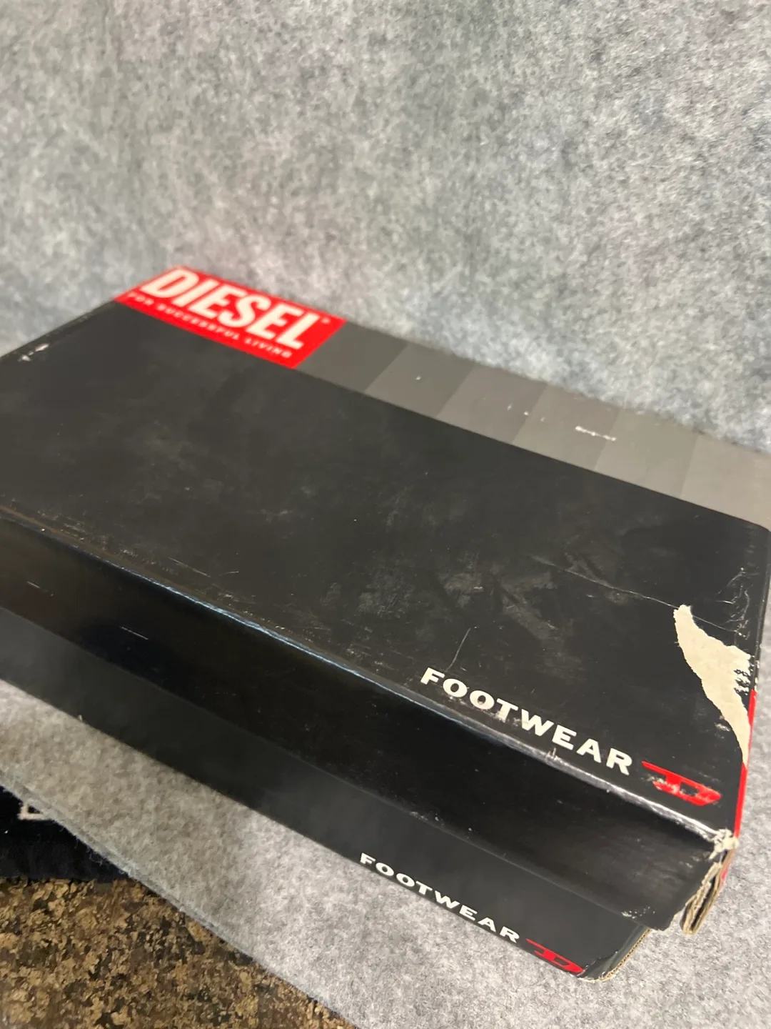 Diesel Wish White/Earth Leather Sneakers - Size 9 image indicator(5)