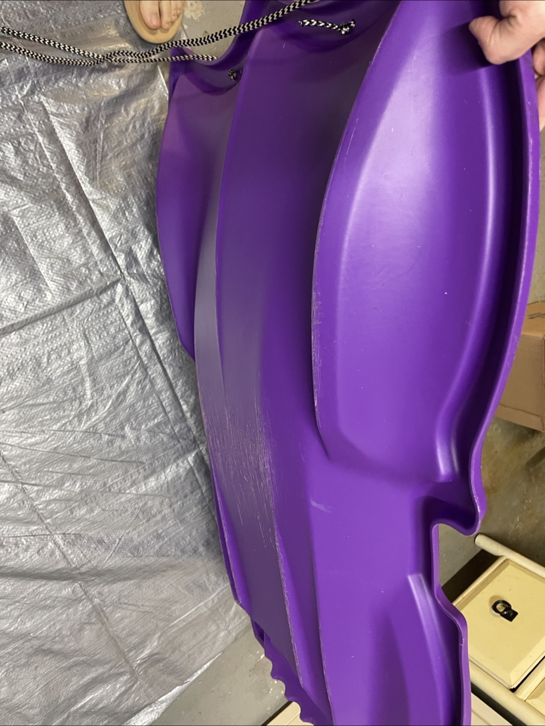 Purple Plastic Sled - photo 2