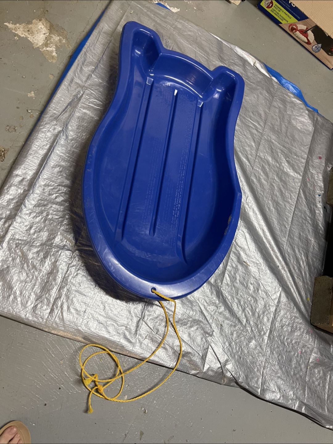 Blue Booster Sled