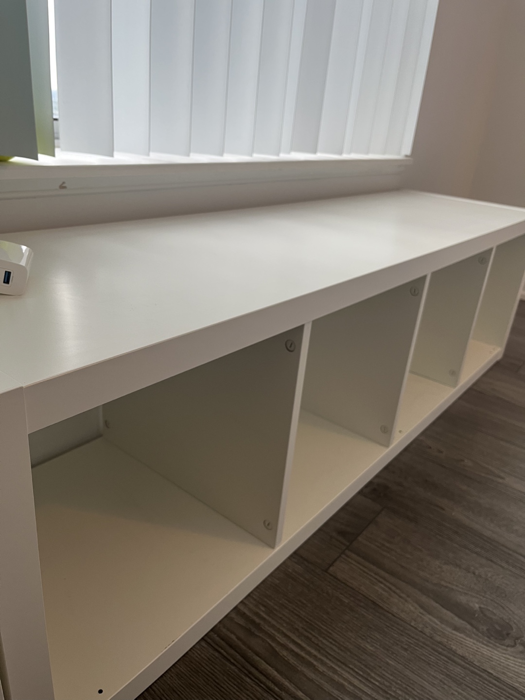 IKEA Kallax White Storage Bench - photo 3