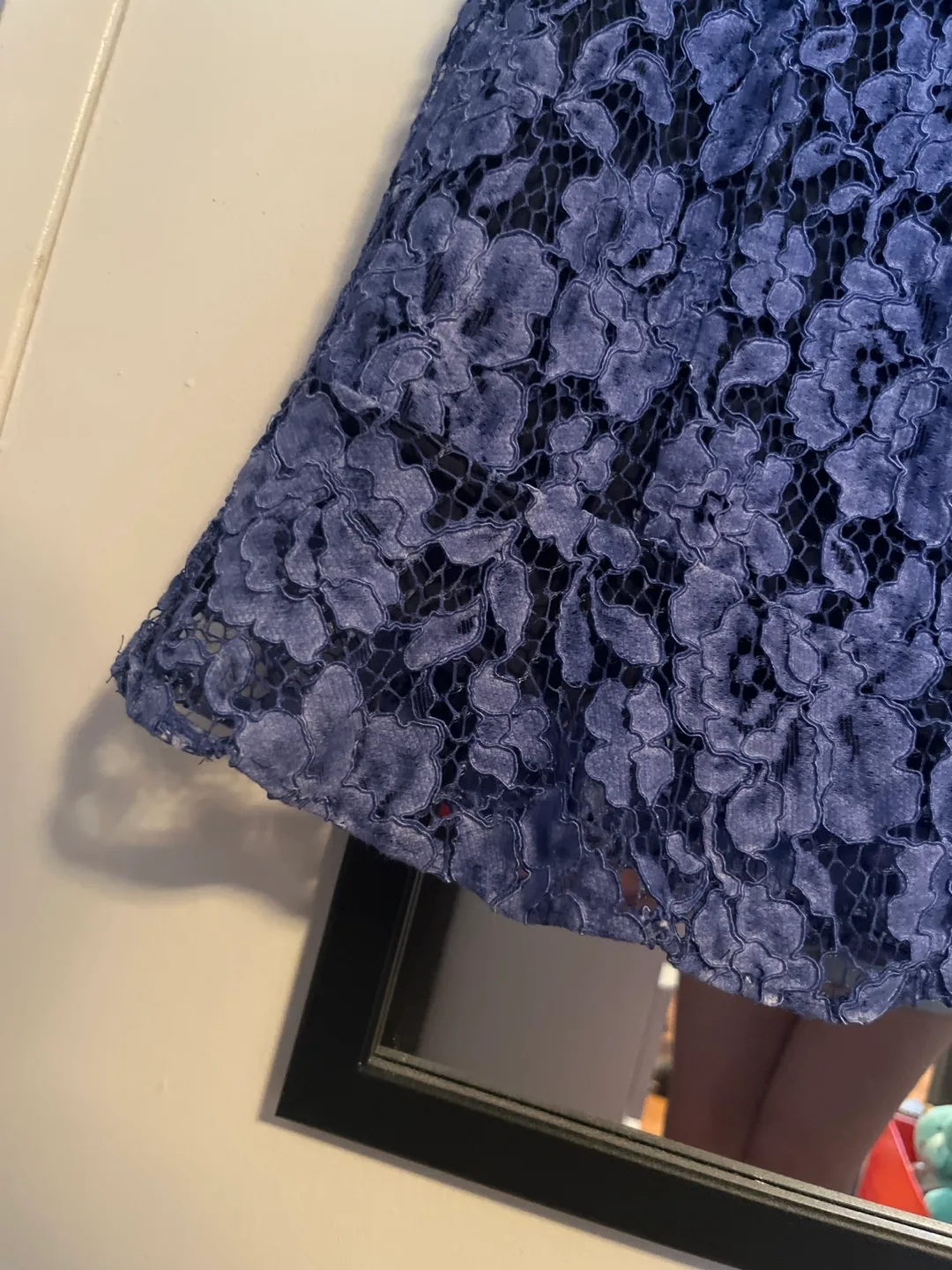 Michael Kors Blue Lace Dress - Size 4 image indicator(4)