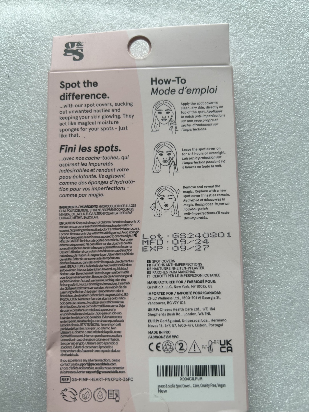 NEW Grace & Stella Skin Rescue Covers Hydrocolloid Heart, 36ct - photo 2