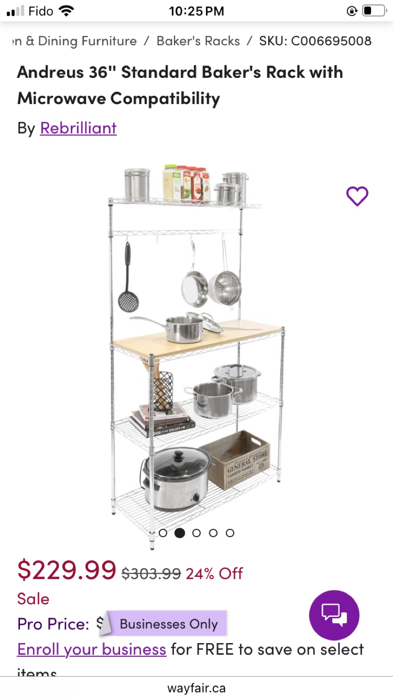 Standard Baker’s Rack with Microwave Compatibility - photo 3