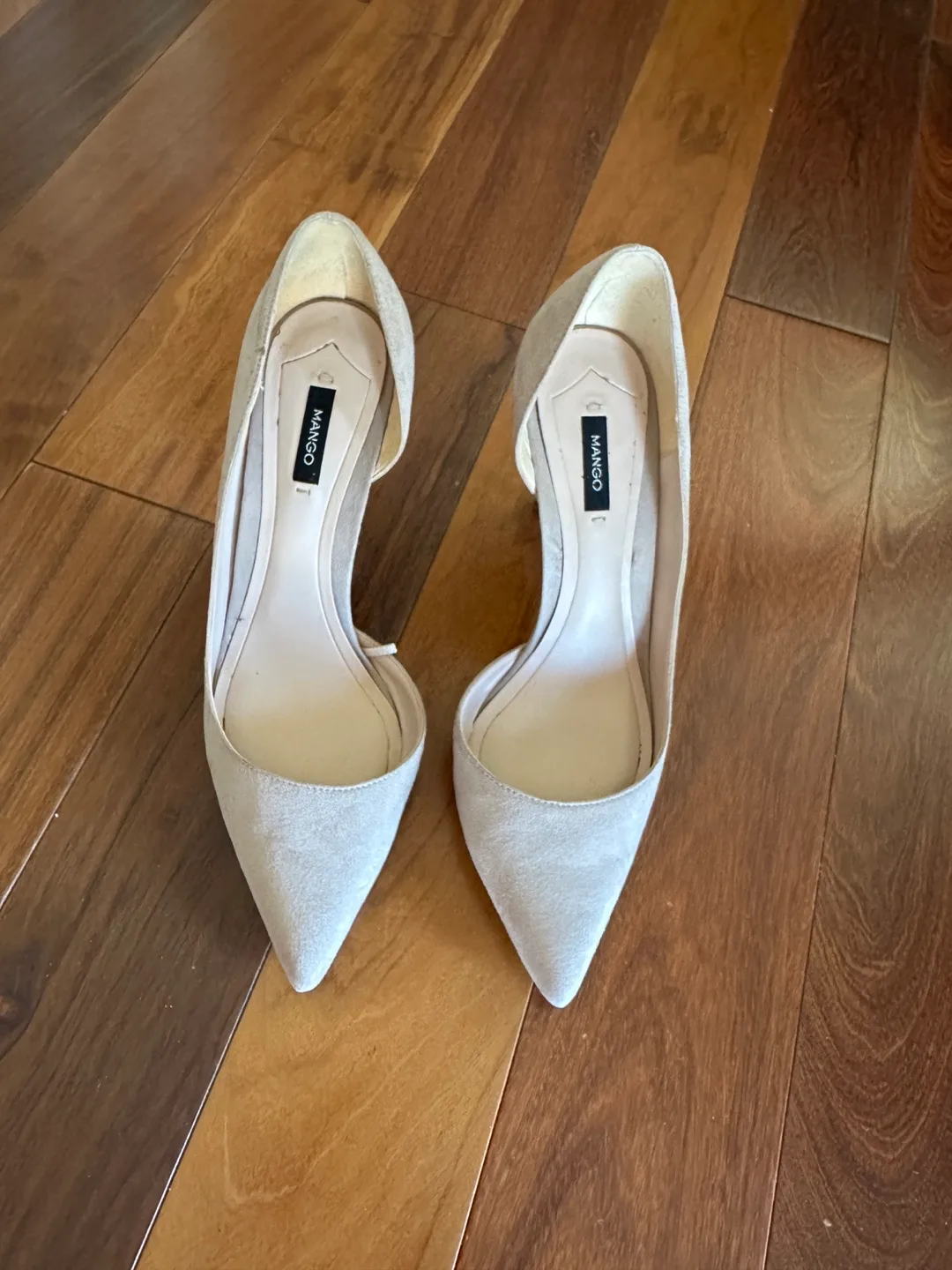 Mango Beige Heels - Size 37 thumbnail