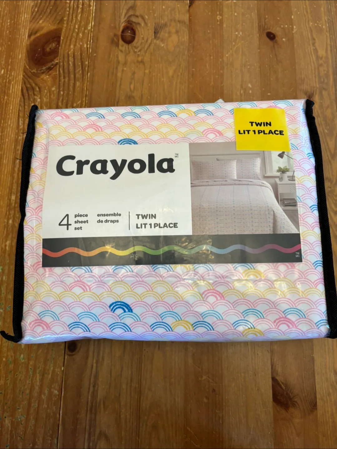 Crayola Twin 4-Piece Sheet Set - New thumbnail