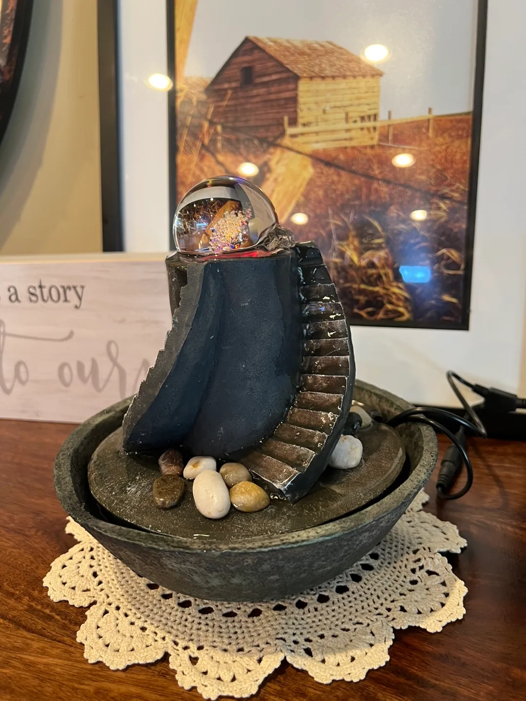 Crystal Ball Water Fountain thumbnail