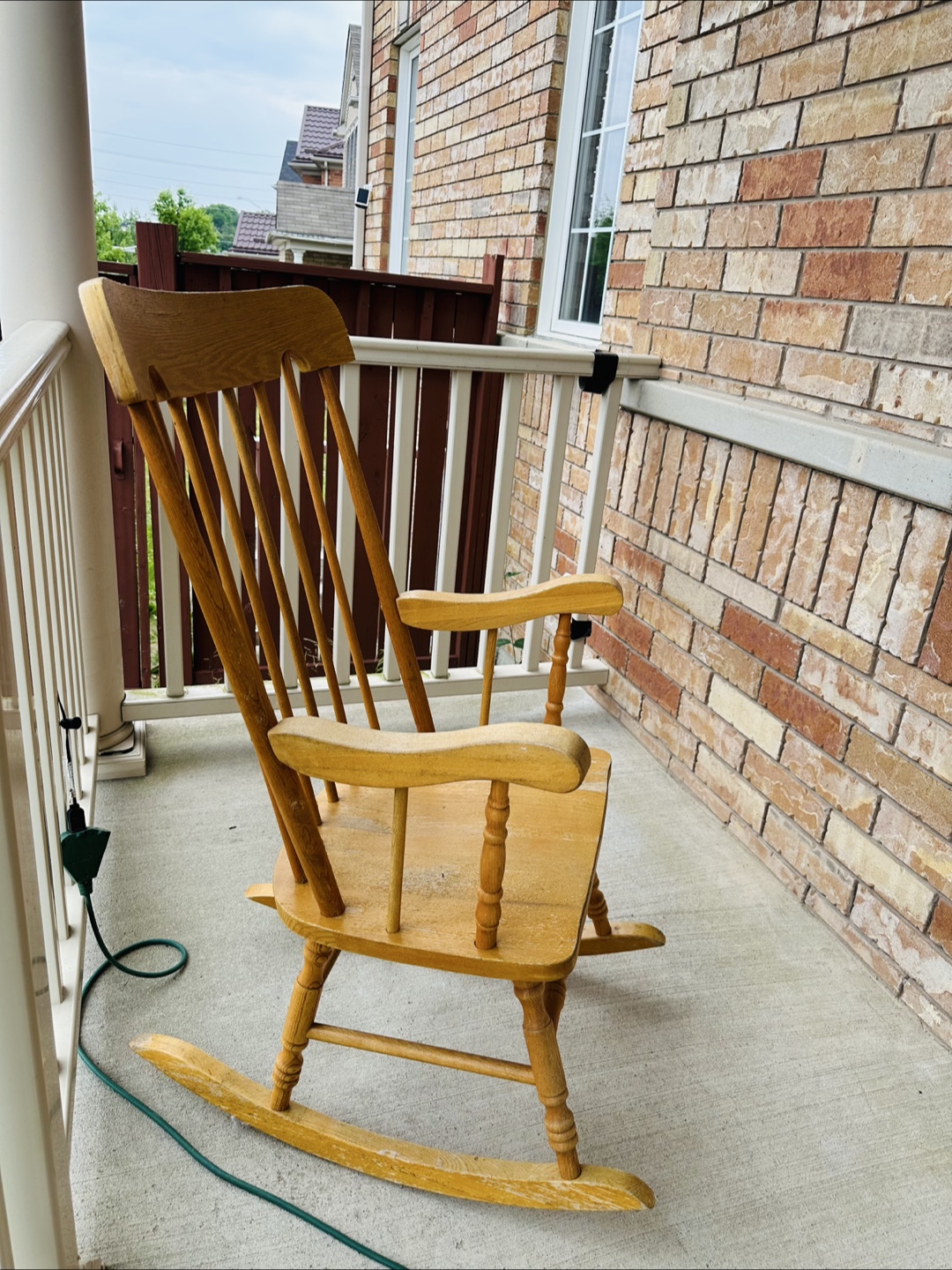 Wooden Rocking Chair - photo 2