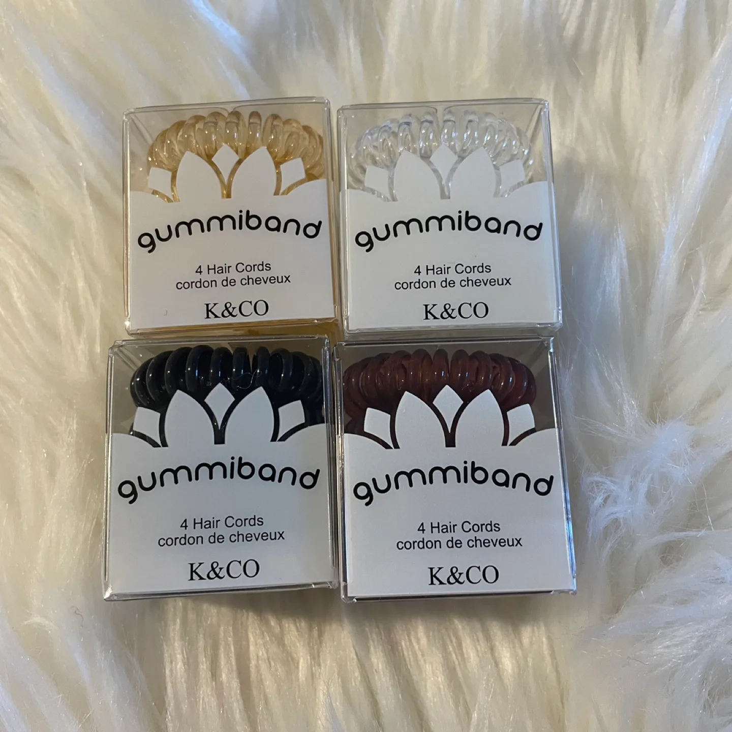 Gummiband Hair Cords - 4 Pack thumbnail