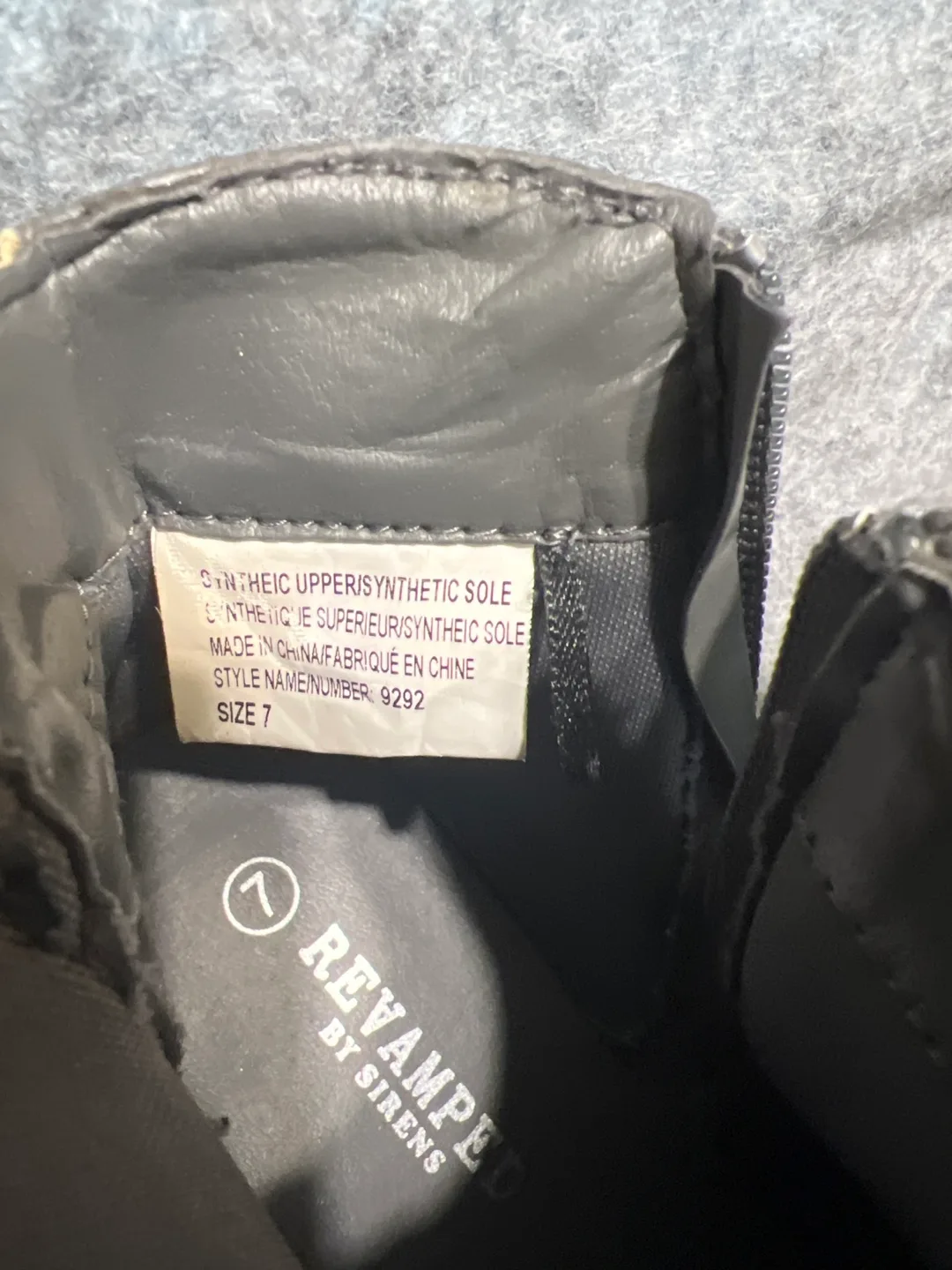 Revamped by Sirens Grey Ankle Boots - Size 7 image indicator(5)