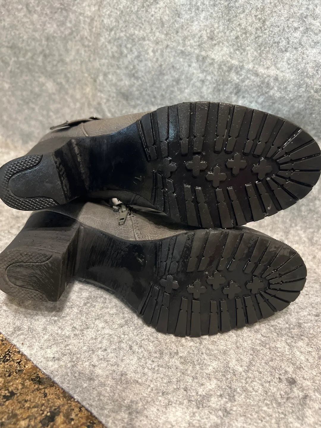 Revamped by Sirens Grey Ankle Boots - Size 7 image indicator(6)