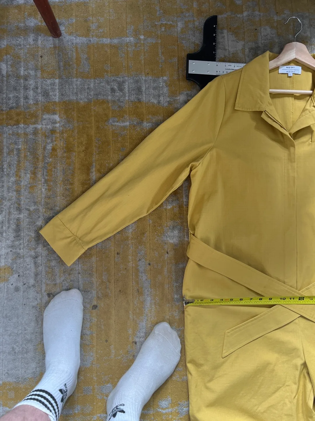 Unisex Mustard Yellow boiler suit image indicator(3)