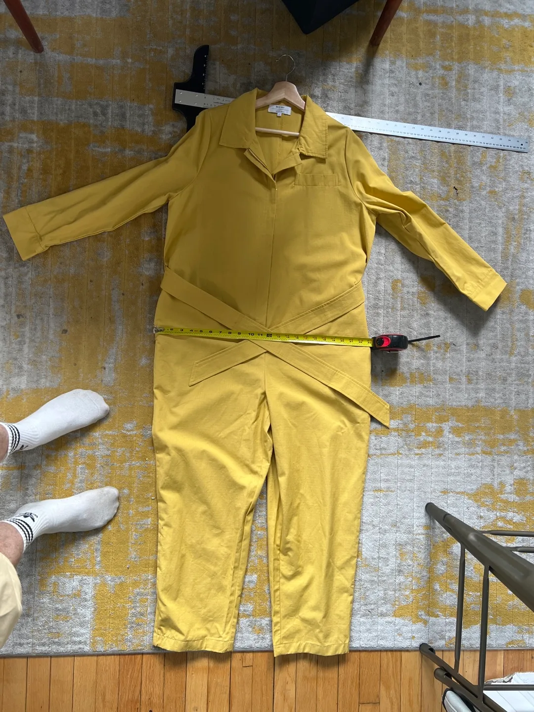 Unisex Mustard Yellow boiler suit image indicator(2)
