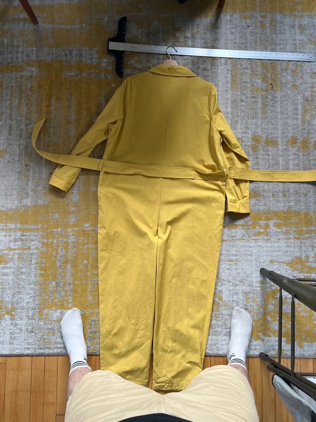 Unisex Mustard Yellow boiler suit image indicator(4)