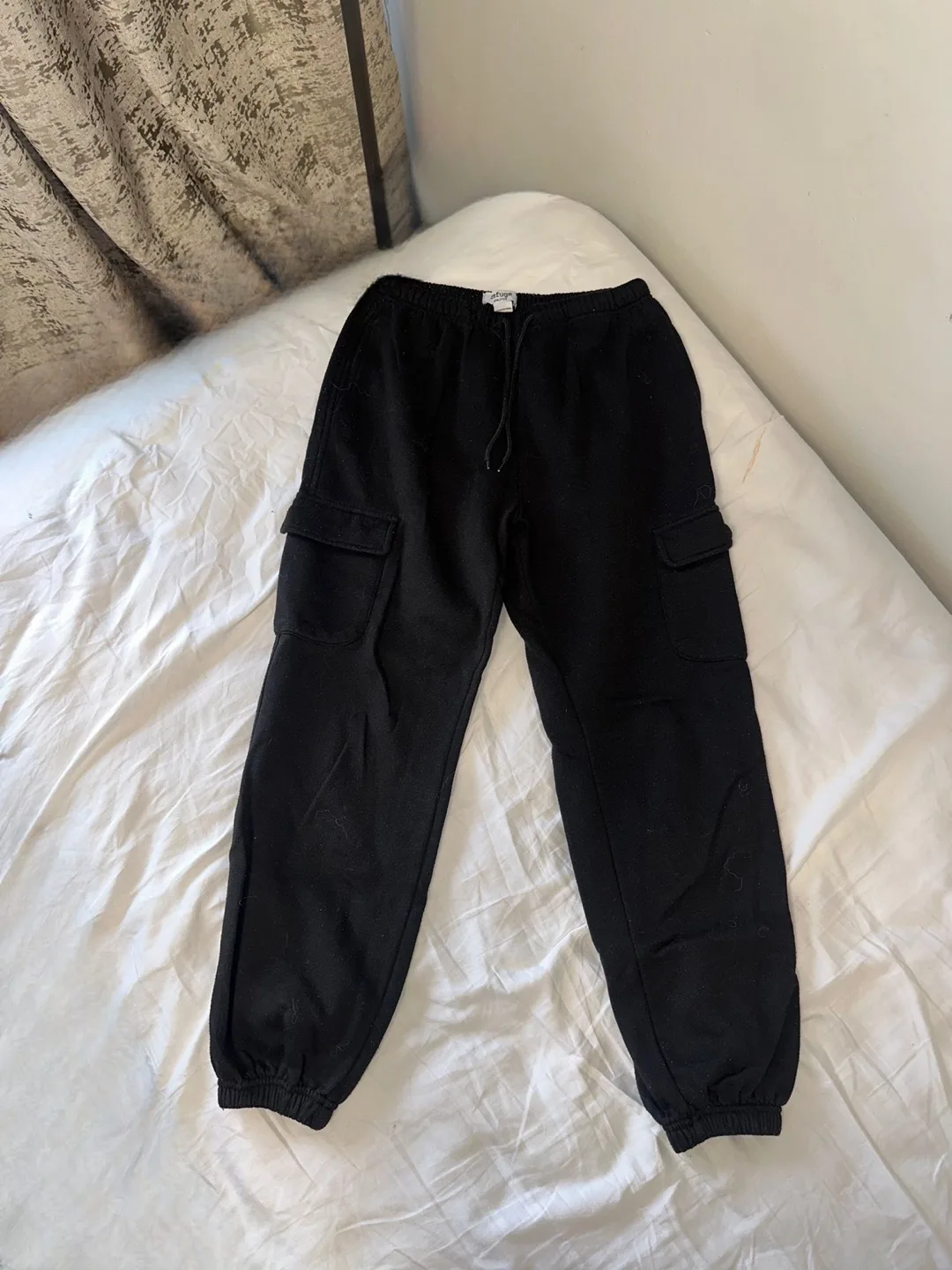 Black Cargo Sweatpants thumbnail
