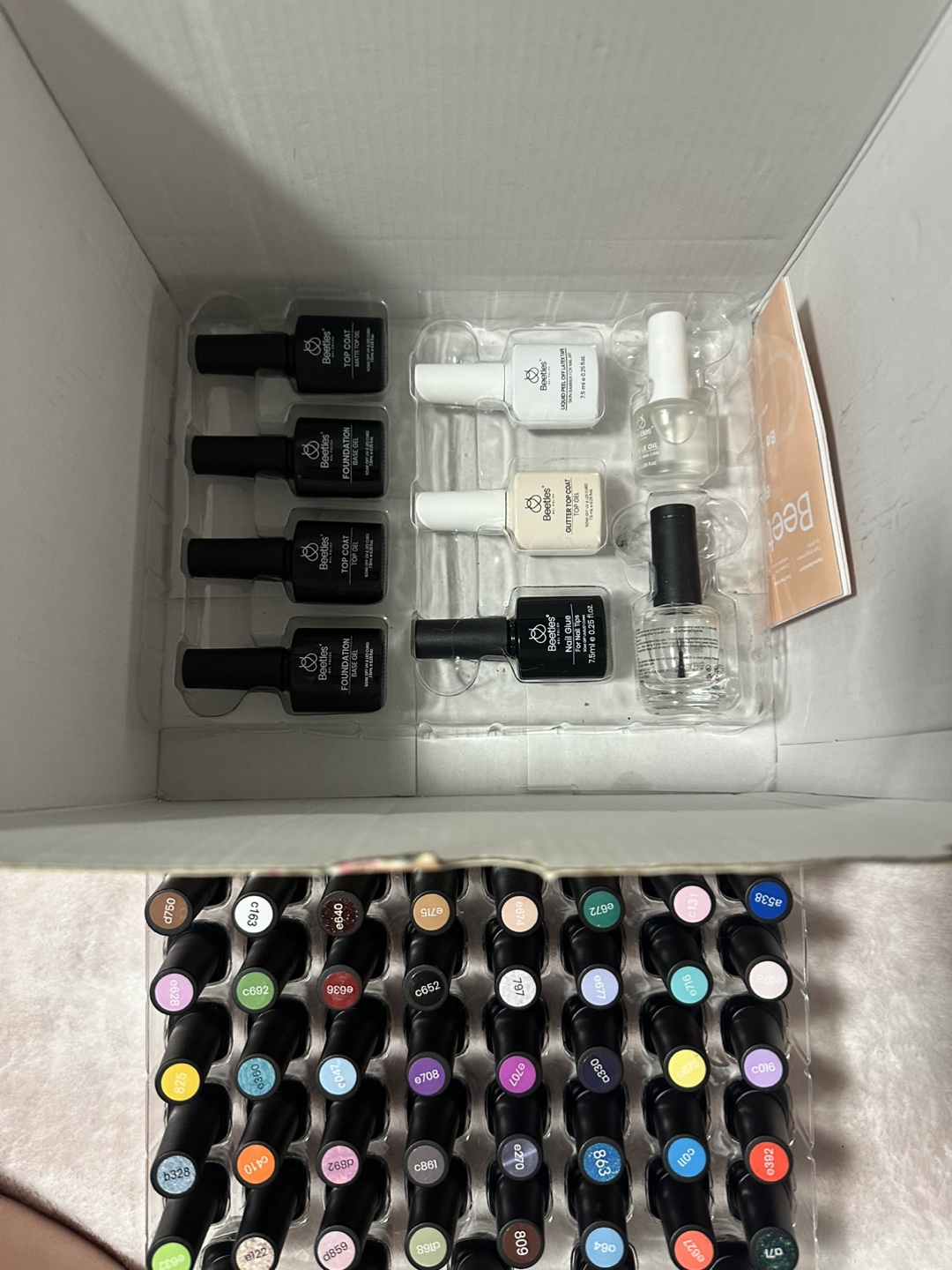 Beetles Gel Nail Polish Kit with UV Lamp