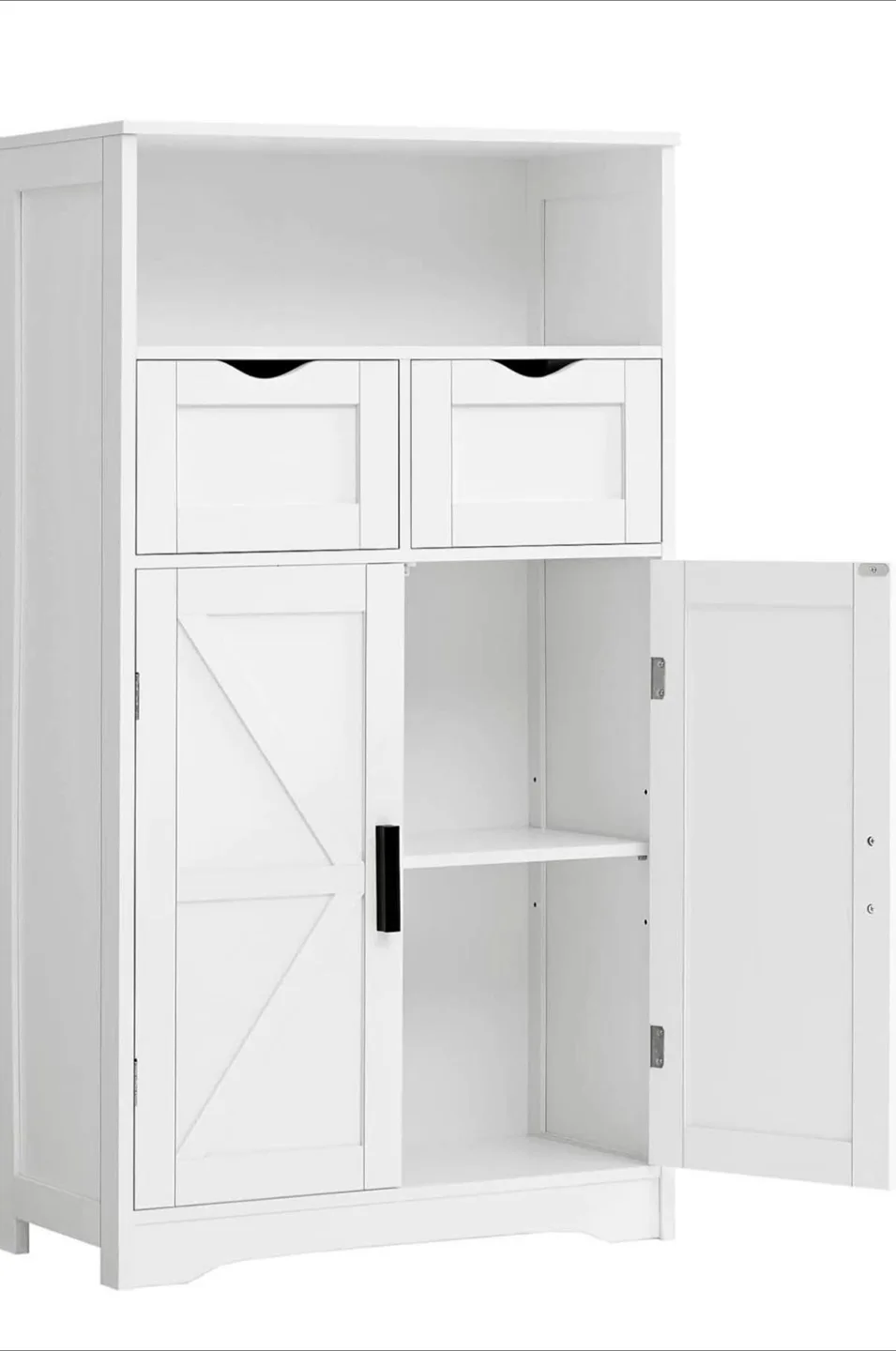 White Bathroom Storage Cabinet thumbnail