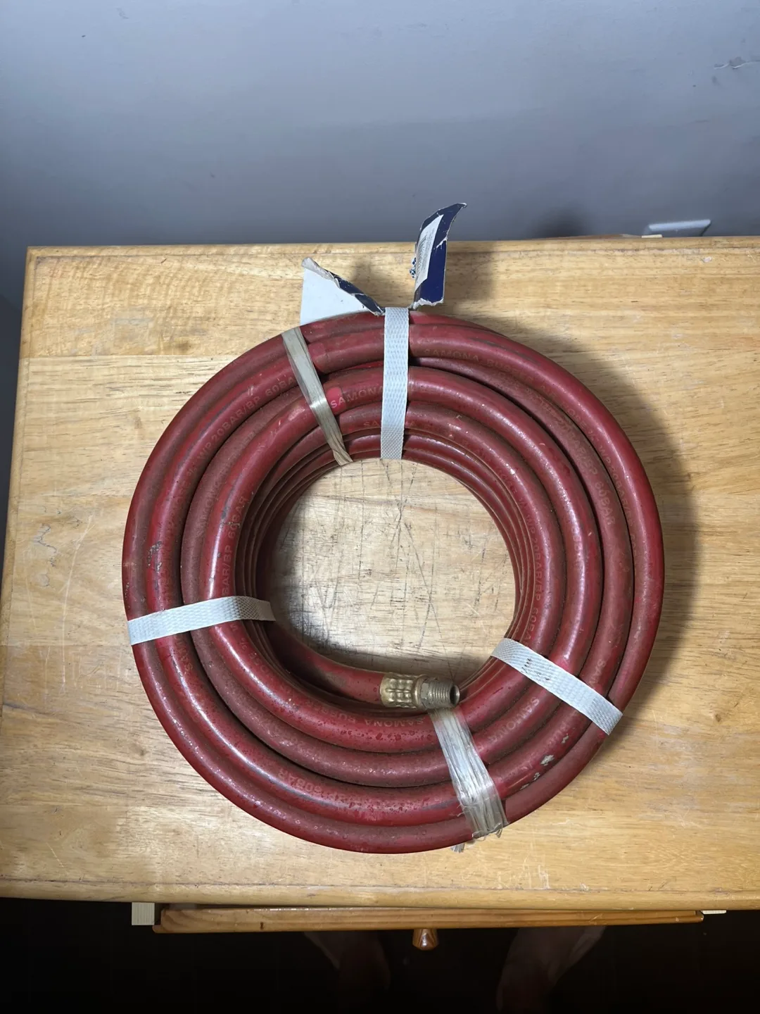 SAMONA 3/8" x 50' Rubber Air Hose thumbnail