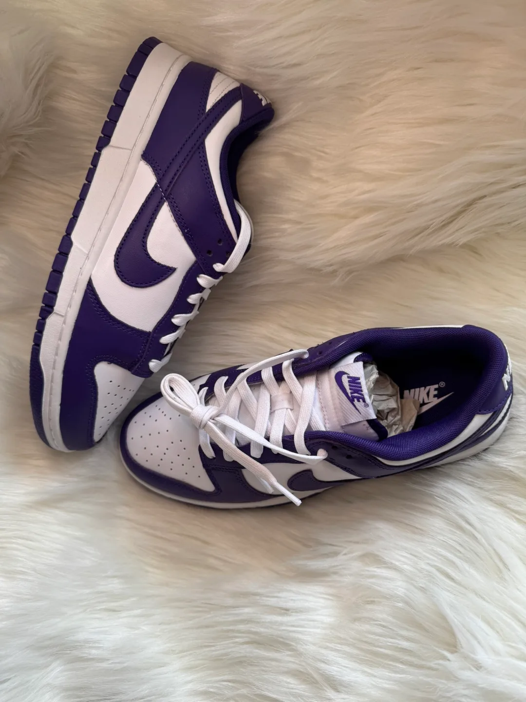 Nike Dunk Low White/Purple thumbnail