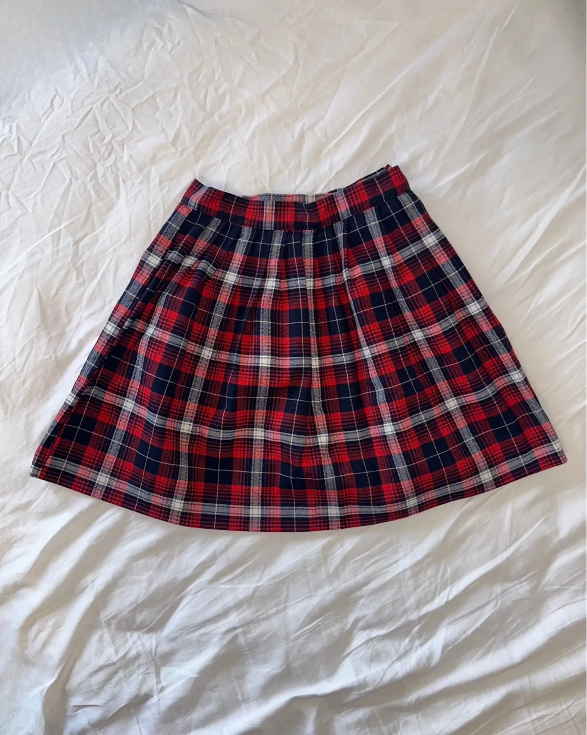 New Monki Plaid Skirt thumbnail