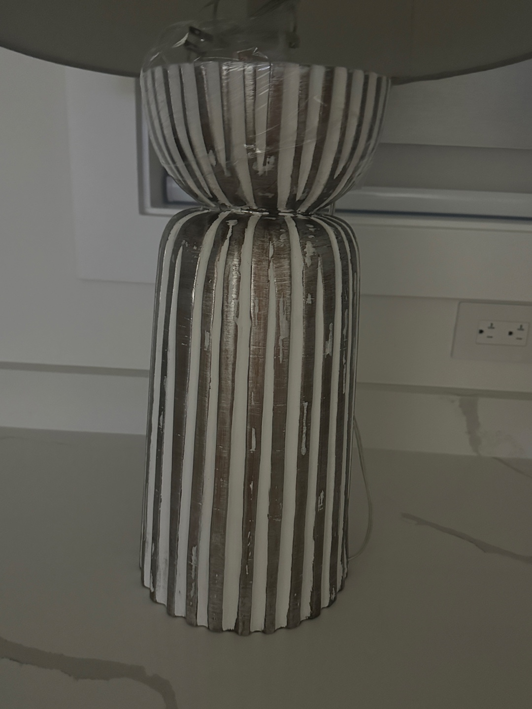 Table Lamp - Grey & White - photo 2