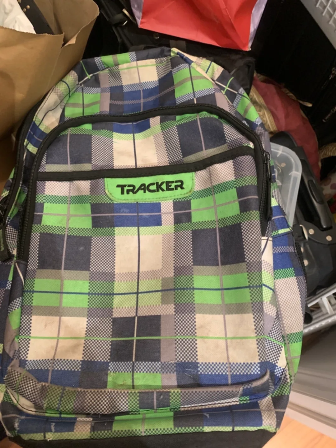 Tracker Plaid Backpack thumbnail