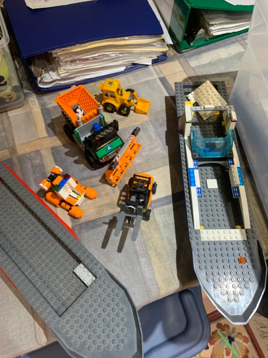Mixed LEGO Construction Vehicles thumbnail