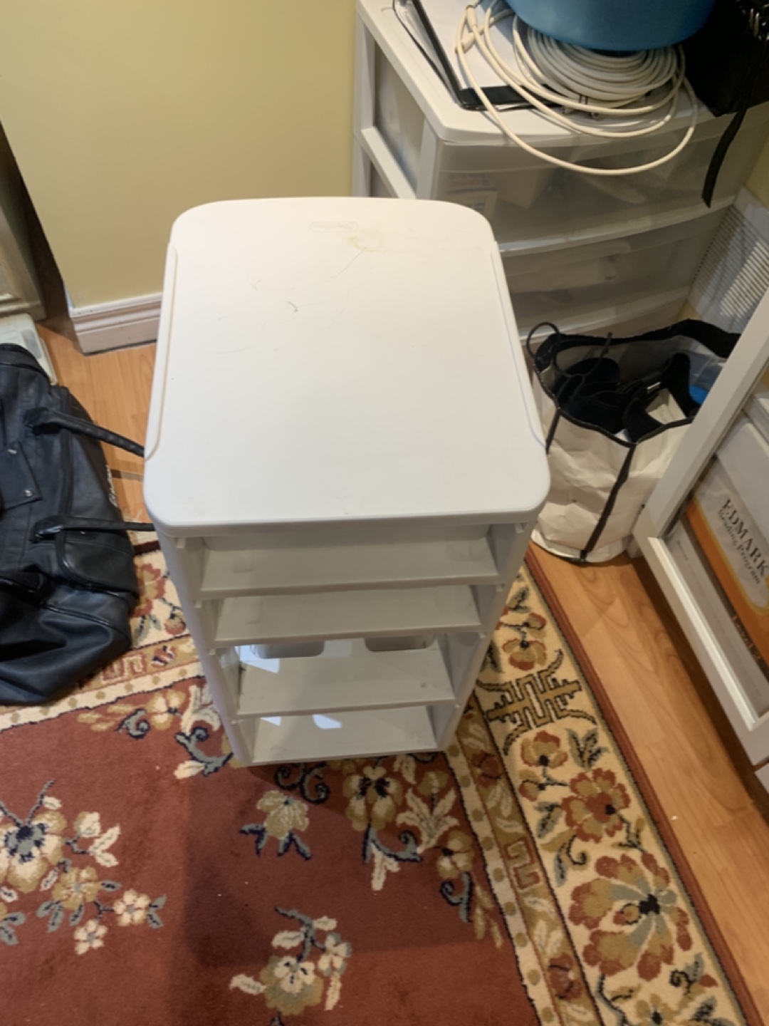 Sterilite 4-Drawer White Storage Tower