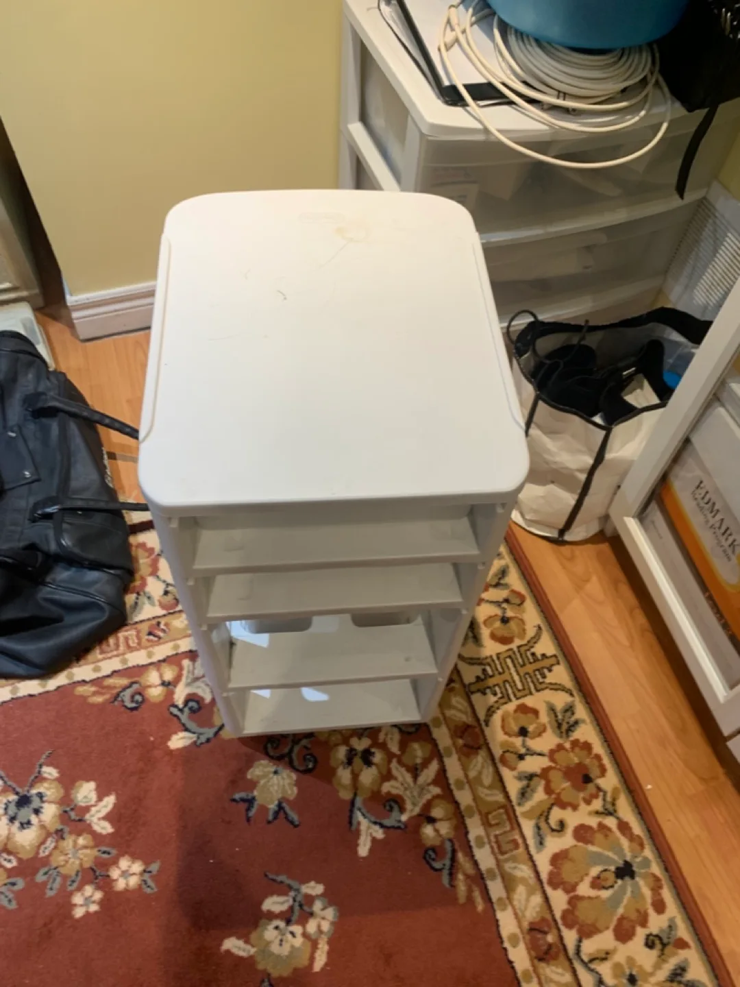 Sterilite 4-Drawer White Storage Tower thumbnail