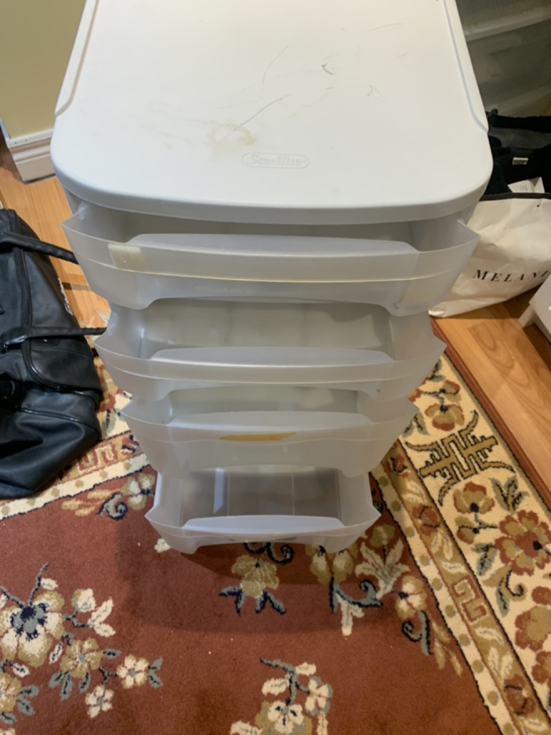 Sterilite 4-Drawer White Storage Tower - photo 2